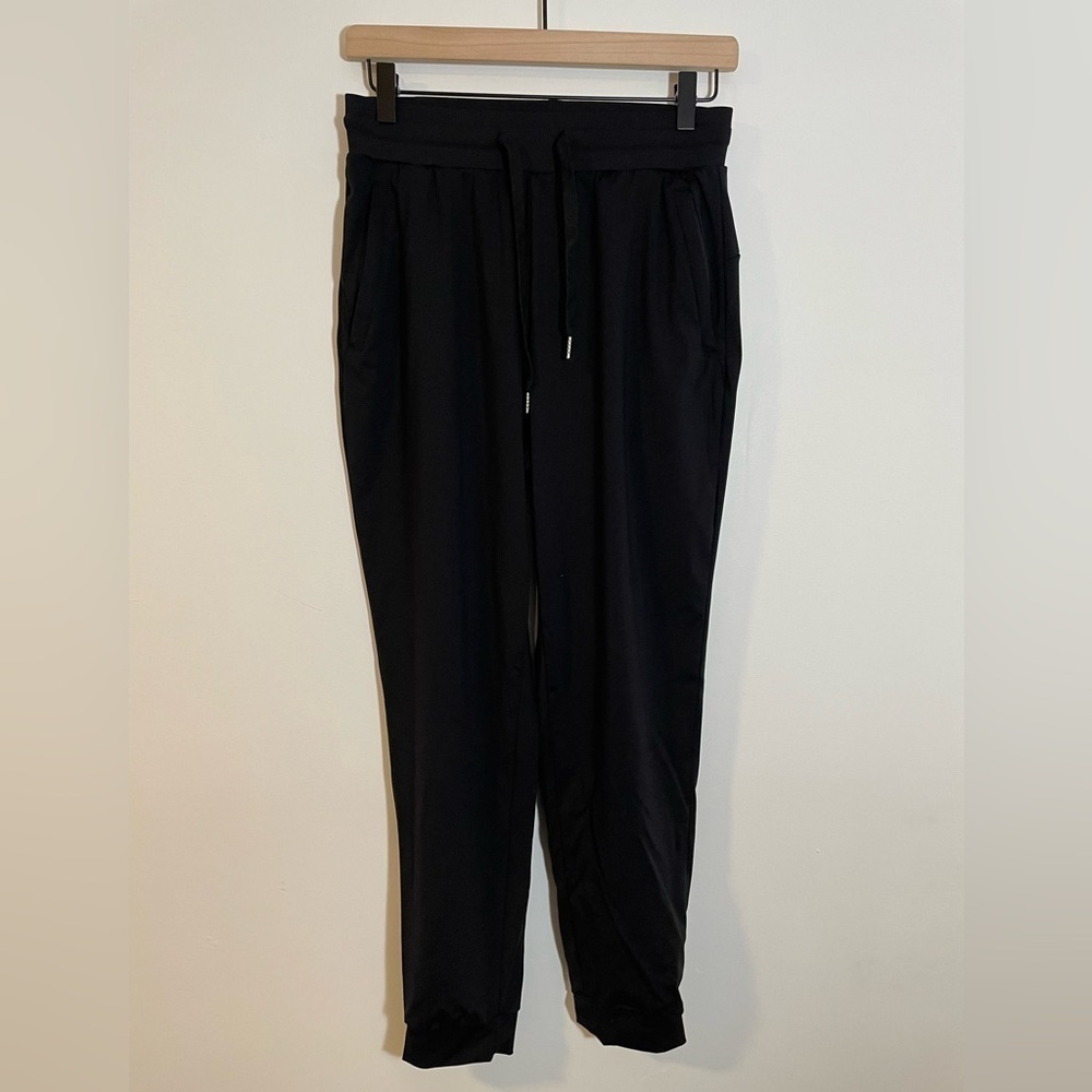 Blaosn Black Joggers Size Medium Zip Pockets Gym Yoga Athletic Stretch EUC - Picture 6 of 10